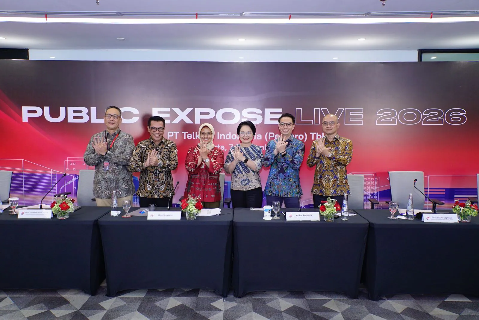 Suasana kegiatan Public Expose Live 2026 Telkom - sumber dari telkom.co.id