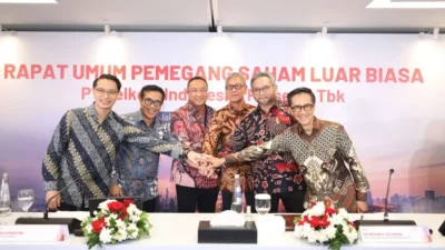 Jajaran Direksi Telkom usai RUPSLB 2026 - Nanang Hendarno ditunjuk Direktur Utama - sumber dari telkom.co.id