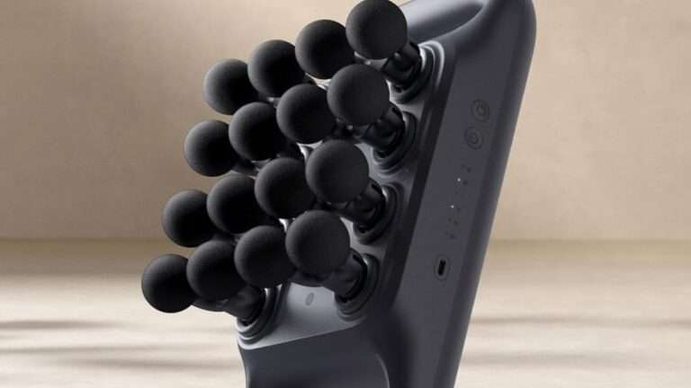 Xiaomi Mijia Multi-Head Fascia Gun 3C tampil dengan 16 kepala pijat - sumber dari gizmochina.com