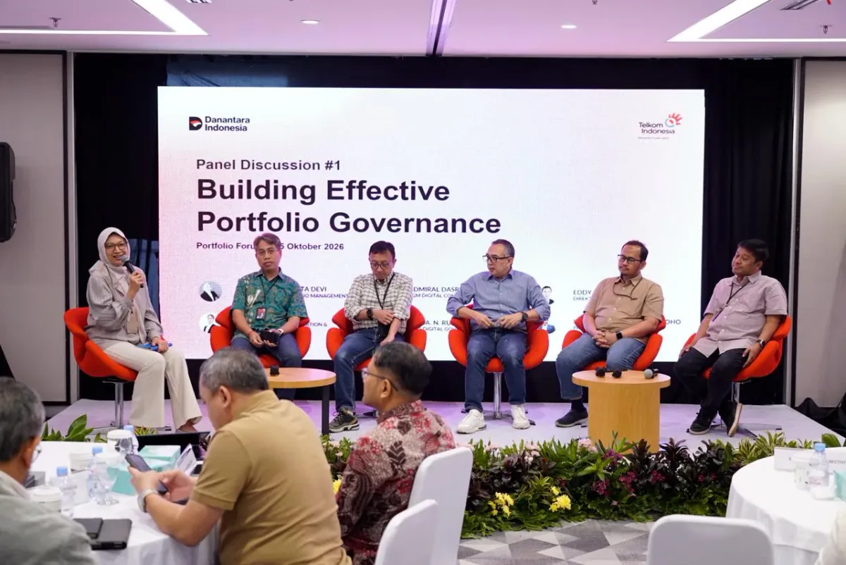 Rangkaian agenda Portfolio Forum TelkomGroup di Telkom Landmark Tower Jakarta - sumber dari telkom.co.id