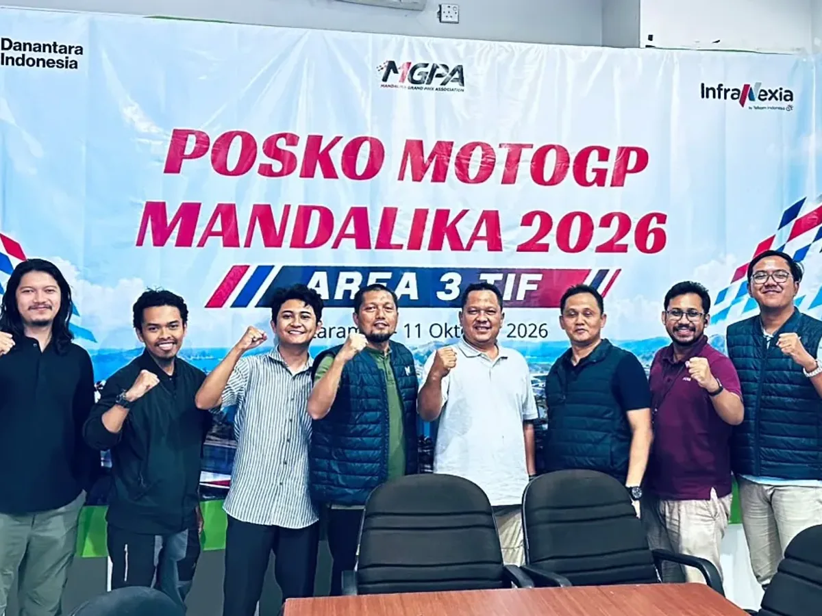 InfraNexia menyiagakan infrastruktur jaringan berkapasitas backbone hingga 600 Gbps di kawasan Sirkuit Mandalika. - sumber dari Telkom