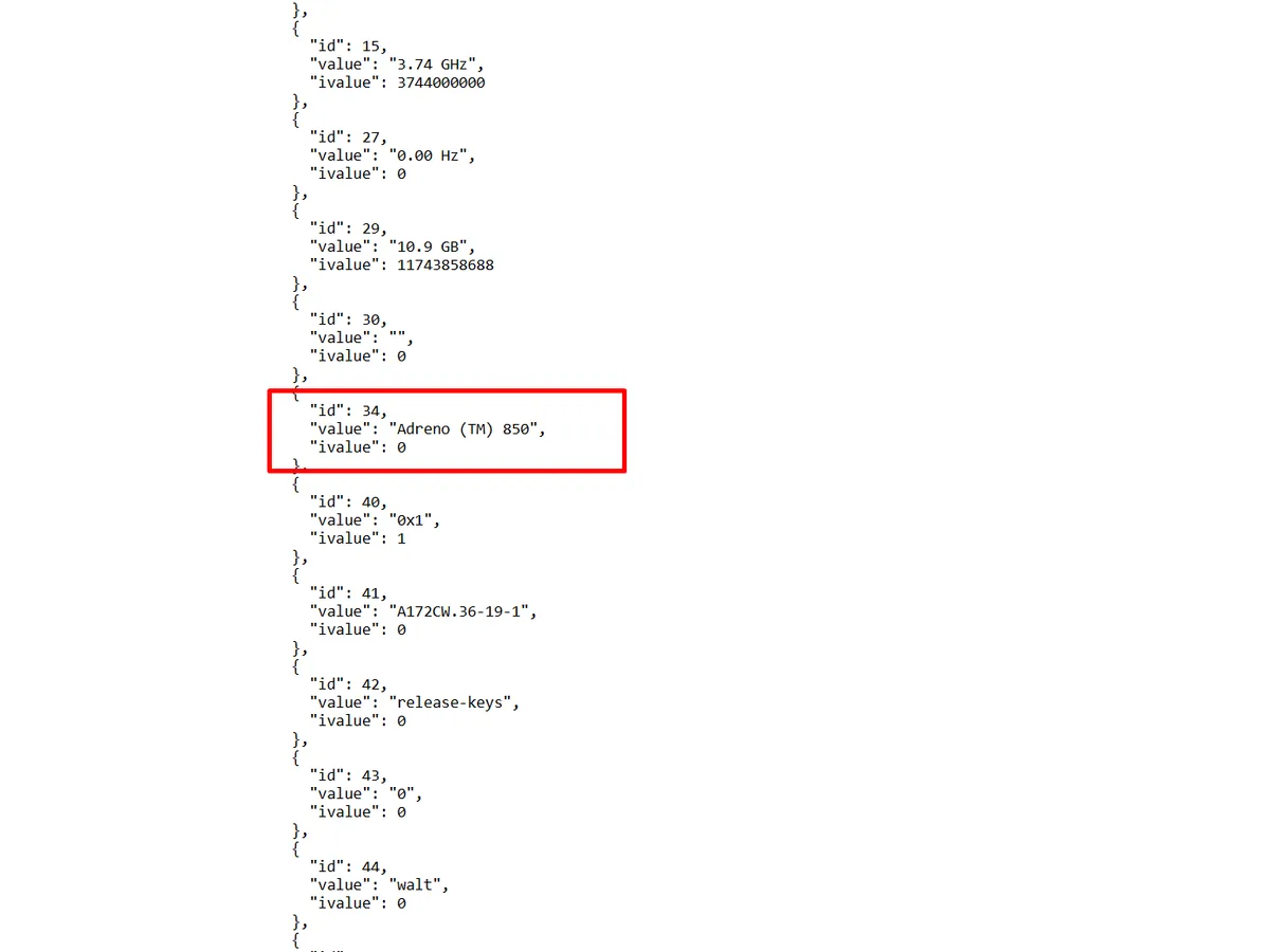 Detail papan induk Motorola Signature 27 di Geekbench - sumber dari gizmochina.com